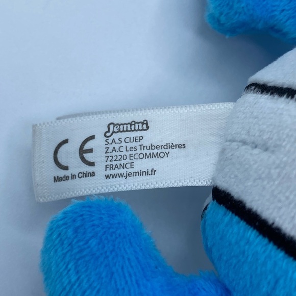 Jemini France 5" M. Malchance 2008 Plush Stuffed Toy Figure Blue Mr. Men - Picture 5 of 6